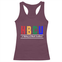 HBCU A History of Black Excellence Racerback Tank Top College Pride Statement Celebrating African American Achievement