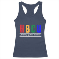 HBCU A History of Black Excellence Racerback Tank Top College Pride Statement Celebrating African American Achievement