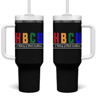 HBCU A History of Black Excellence Tumbler With Handle College Pride Statement Celebrating African American Achievement