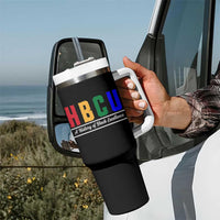 HBCU A History of Black Excellence Tumbler With Handle College Pride Statement Celebrating African American Achievement