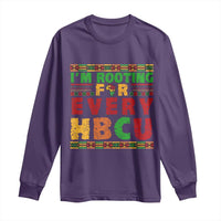 I’m Rooting for Every HBCU Long Sleeve Shirt Pan African Pride College Support Statement