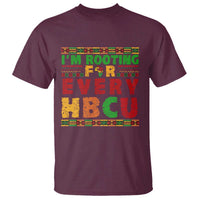 I’m Rooting for Every HBCU T Shirt Pan African Pride College Support Statement