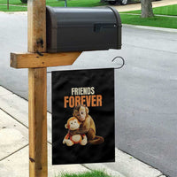 Friends Forever Viral Punch The Monkey Garden Flag Cute Baby Monkey Hugging Plush Toy Best Friend Gift