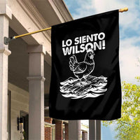 Lo Siento Wilson Funny Chicken Floating Meme Garden Flag Viral Rooster Spanish Apology Trend