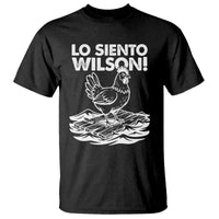 Lo Siento Wilson Funny Chicken Floating Meme T Shirt Viral Rooster Spanish Apology Trend