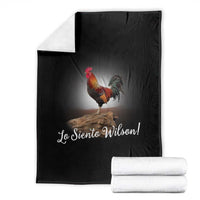 Lo Siento Wilson Funny Chicken Floating Meme Throw Blanket Dramatic Rooster Parody Spanish Apology