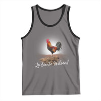 Lo Siento Wilson Funny Chicken Floating Meme Tank Top Dramatic Rooster Parody Spanish Apology