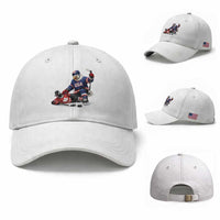 USA Eagle Vs Canada Loon Rivalry Graphic Baseball Cap Funny Sports Fan Ice Hockey Game Day Supporter