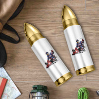 USA Eagle Vs Canada Loon Rivalry Graphic Bullet Tumbler Funny Sports Fan Ice Hockey Game Day Supporter