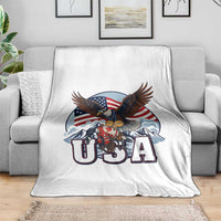 USA 1980 2026 American Eagle vs Canada Loon Throw Blanket Vintage Champs Retro Game Day Hockey Sports Fan