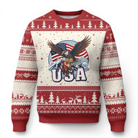 USA 1980 2026 American Eagle vs Canada Loon Ugly Christmas Sweater Vintage Champs Retro Game Day Hockey Sports Fan