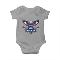 Screaming American Eagle Hockey Pride Graphic Baby Onesie Proud USA Ice Sticks Sports Fan