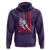 Patriotic American Flag Ice Hockey Player Hoodie Stars And Stripes Sports Graphic