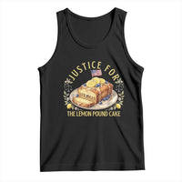Justice for the Lemon Pound Cake Vintage Tank Top Funny Viral Meme Dessert Parody Rap Fans