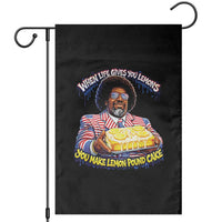 When Life Gives You Lemons Make Lemon Pound Cake Funny Meme Garden Flag Viral Hip Hop Humor Parody for Rap Fans