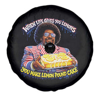 When Life Gives You Lemons Make Lemon Pound Cake Funny Meme Spare Tire Cover Viral Hip Hop Humor Parody for Rap Fans