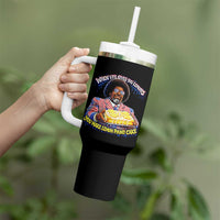 When Life Gives You Lemons Make Lemon Pound Cake Funny Meme Tumbler With Handle Viral Hip Hop Humor Parody for Rap Fans
