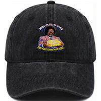 When Life Gives You Lemons Make Lemon Pound Cake Funny Meme Washed Cotton Baseball Cap Viral Hip Hop Humor Parody for Rap Fans