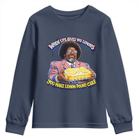 When Life Gives You Lemons Make Lemon Pound Cake Funny Meme Youth Sweatshirt Viral Hip Hop Humor Parody for Rap Fans