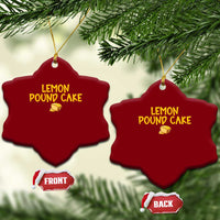Lemon Pound Cake Team Ceramic Ornament Viral Meme Dessert Parody Internet Culture Fans