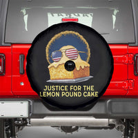 Justice for the Lemon Pound Cake Spare Tire Cover Viral Meme Dessert Parody Retro Hip Hop Vibe
