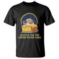 Justice for the Lemon Pound Cake T Shirt Viral Meme Dessert Parody Retro Hip Hop Vibe