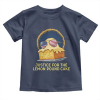 Justice for the Lemon Pound Cake Toddler T Shirt Viral Meme Dessert Parody Retro Hip Hop Vibe