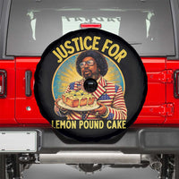 Justice for Lemon Pound Cake Patriotic Meme Spare Tire Cover Funny Viral Hip Hop Parody for Music Rap Fans