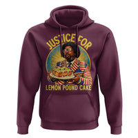 Justice for Lemon Pound Cake Patriotic Meme Hoodie Funny Viral Hip Hop Parody for Music Rap Fans
