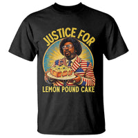 Justice for Lemon Pound Cake Patriotic Meme T Shirt Funny Viral Hip Hop Parody for Music Rap Fans