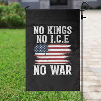 No Wars No Ice No Kings American Flag Garden Flag Patriotic Protest Anti War Human Rights
