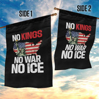 No Kings No Wars No Ice Statue of Liberty Garden Flag American Flag Patriotic Protest Freedom Democracy