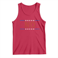 No Protest Patriotic Tank Top Red White Blue Freedom Political Satire