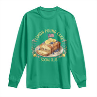 Lemon Pound Cake Social Club Long Sleeve Shirt Funny Viral Meme Dessert Parody Rap Fans