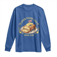 Lemon Pound Cake Social Club Long Sleeve Shirt Funny Viral Meme Dessert Parody Rap Fans