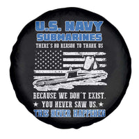 Navy Veteran Spare Tire Cover We Don't Exist You Never Saw Us Submarine Funny
