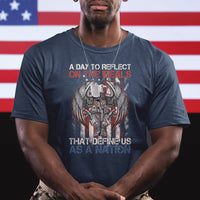 American Patriotic T Shirt A Day To Reflect On The Ideals That Define Us As A Nation - Wonder Print Shop