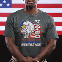 American Veteran T Shirt It's A Veteran Thing You Wouldn't Understand US Eagle DD-214 - Wonder Print Shop