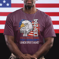 American Veteran T Shirt It's A Veteran Thing You Wouldn't Understand US Eagle DD-214 - Wonder Print Shop