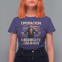 Operation Midnight Hammer T Shirt For Women We The People 1776 American Flag - Wonder Print Shop