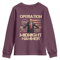 Operation Midnight Hammer Youth Sweatshirt We The People 1776 American Flag - Wonder Print Shop