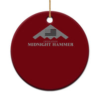 Operation Midnight Hammer Ceramic Ornament Stealth Patriot - Wonder Print Shop