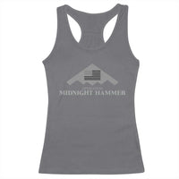 Operation Midnight Hammer Racerback Tank Top Stealth Patriot - Wonder Print Shop