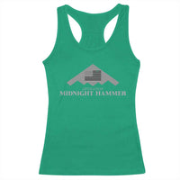 Operation Midnight Hammer Racerback Tank Top Stealth Patriot - Wonder Print Shop
