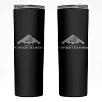 Operation Midnight Hammer Skinny Tumbler Stealth Patriot - Wonder Print Shop