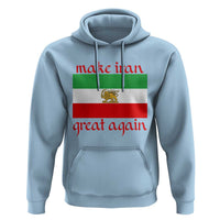 Make Iran Great Again Hoodie Vintage Lion and Sun Flag Patriotic Iranian Pride