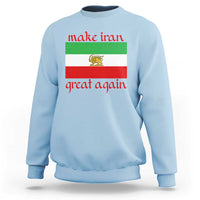 Make Iran Great Again Sweatshirt Vintage Lion and Sun Flag Patriotic Iranian Pride