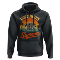 Hot Jimothy Summer Retro Sunset Beach Graphic Hoodie Funny Viral Seattle Raccoon Meme