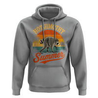Hot Jimothy Summer Retro Sunset Beach Graphic Hoodie Funny Viral Seattle Raccoon Meme