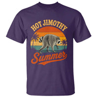 Hot Jimothy Summer Retro Sunset Beach Graphic T Shirt Funny Viral Seattle Raccoon Meme